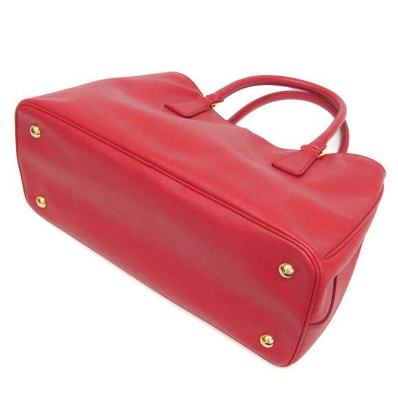 Prada Saffiano Galleria BN1874 Women's Leather Handbag,Shoulder Bag Fuoco,Red... - Picture 3 of 16